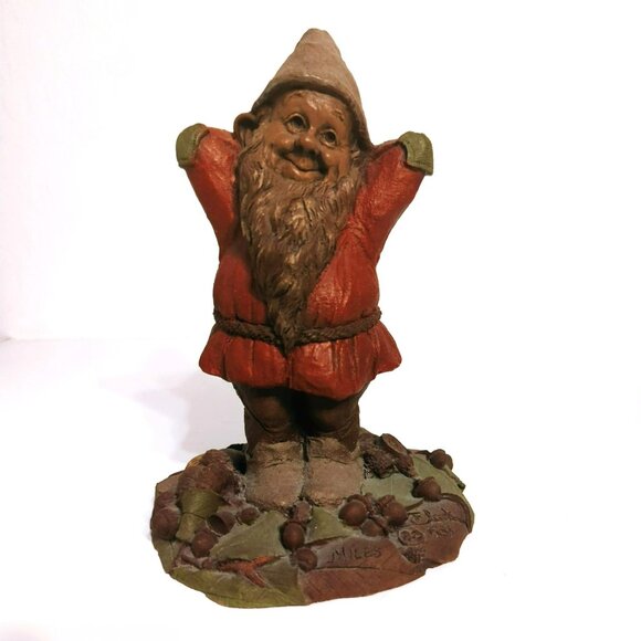 Tom Clark Gnomes Miles Item 1125 #82 1985 Cairn Studios Figurine - Picture 1 of 7